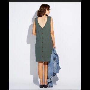 Pact green dress